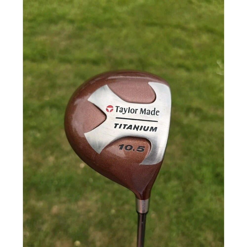 TaylorMade Titanium Driver 10.5 Regular Flex R-80 Plus Bubble Shaft Good Grip RH